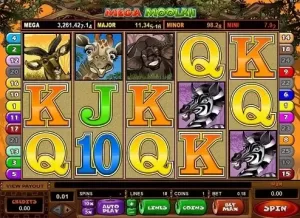 Mega Moolah Progressive Casino Game